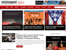 Tablet Screenshot of entertainmentaffair.com